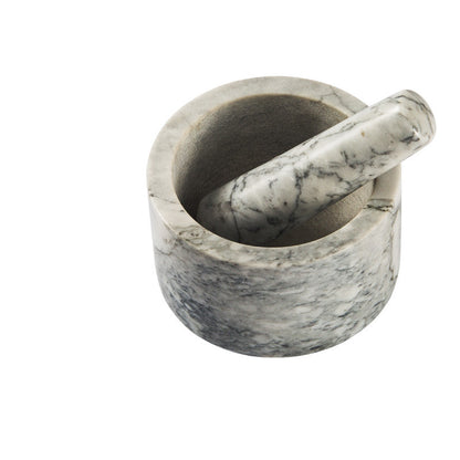 Manual Stone Mortar and Pestle Set in Marble and Granite