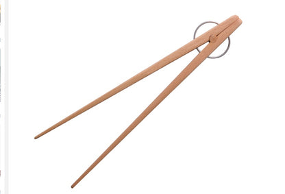 Wooden Kitchen Tongs - Natural Wooden Bread Clamp & BBQ Clip, Reusable Wooden Toaster Tongs for Cooking, Toast, Tea, Bread, and Pickles