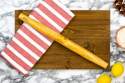 French Rolling Pin for Baking Dough, Pizza, Pies & Cookies 18" FREE with Discount code FREEROLLINGPIN