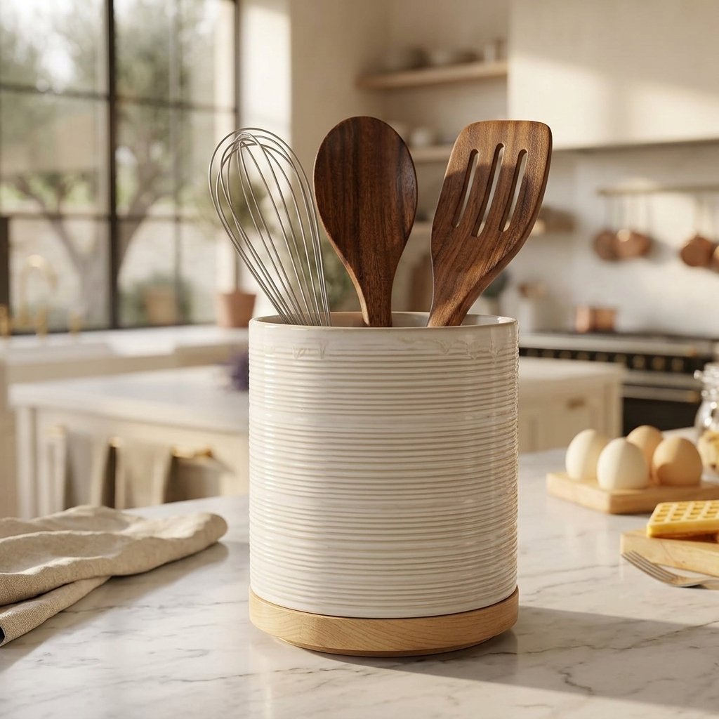 Ceramic Utensil Crock