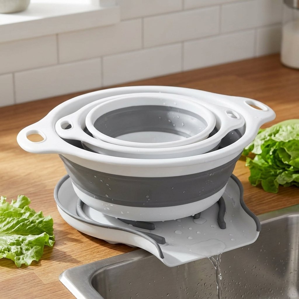 Collapsible Colanders (3-Pack)