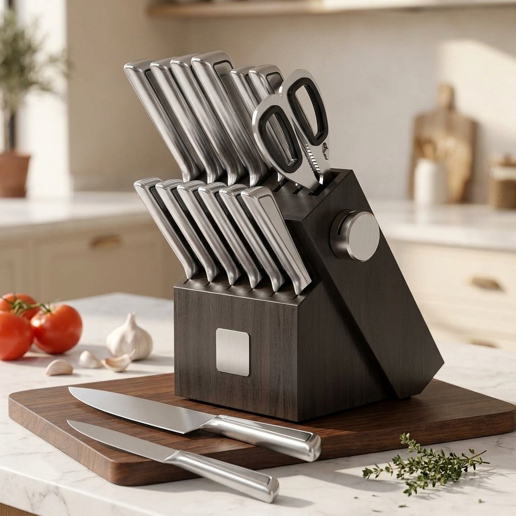 imarku Knife Set with Block
