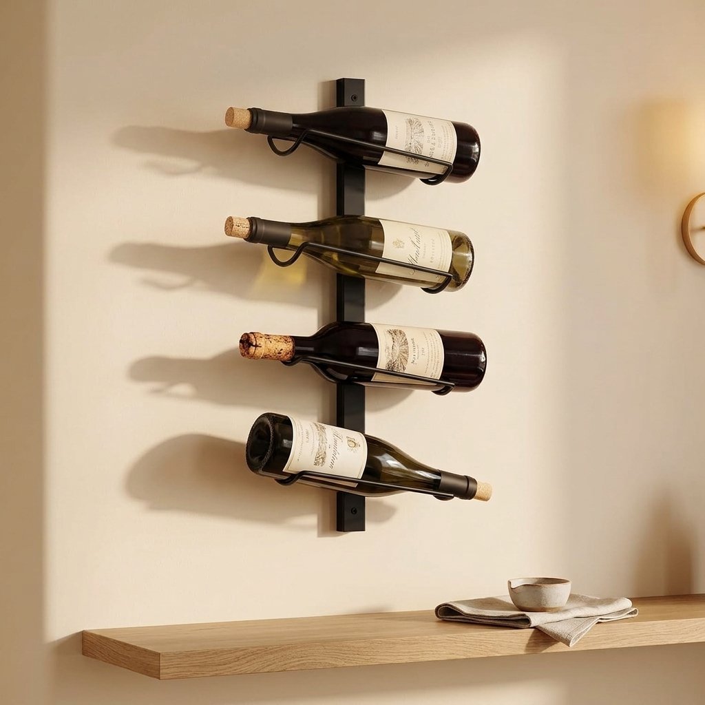 Wall-Mounted Wine Rack