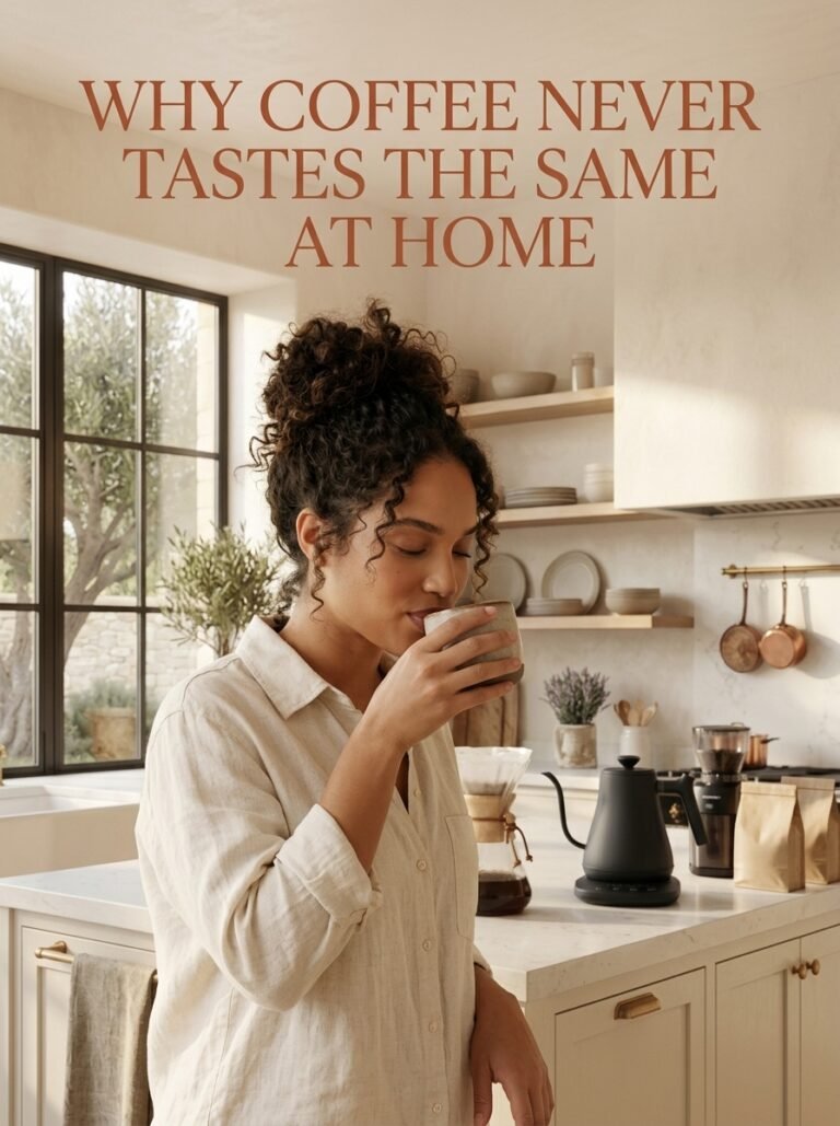 Why Coffee Never Tastes the Same at Home