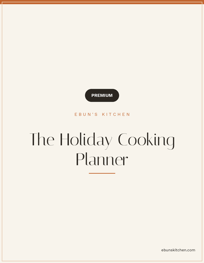 The Holiday Cooking Planner