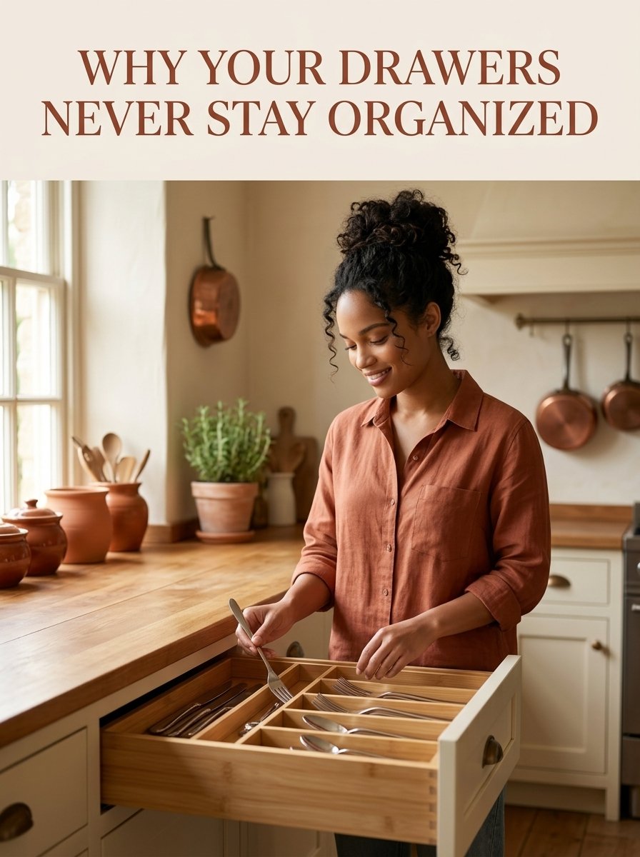 Why Your Drawers Never Stay Organized