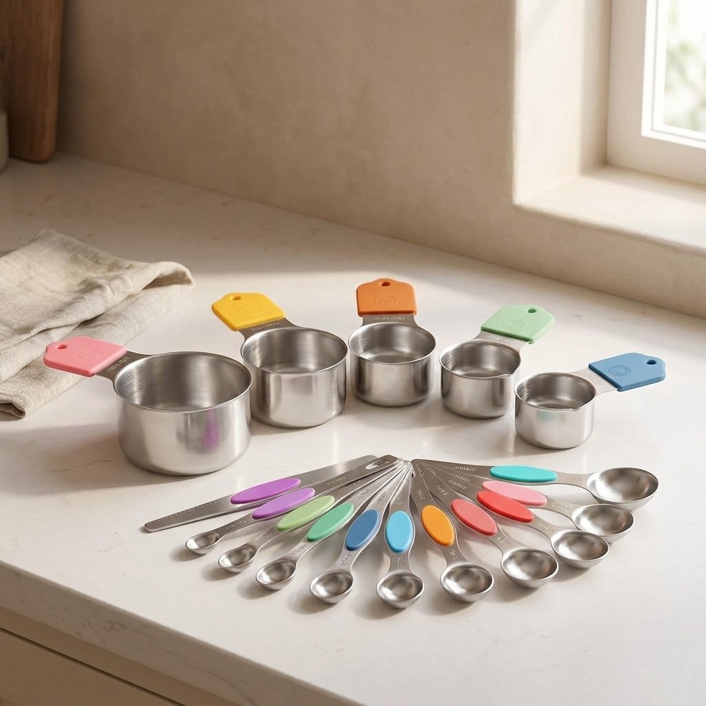 Magnetic Measuring Cups & Spoons Set