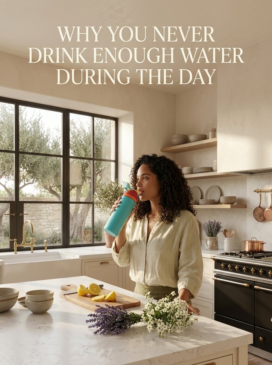 Why You Never Drink Enough Water During the Day