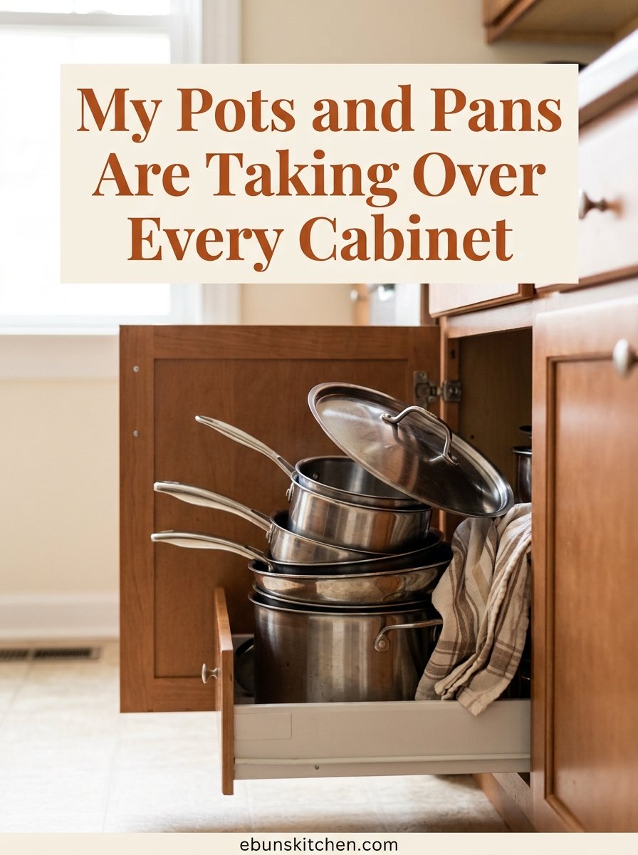My Pots and Pans Are Taking Over Every Cabinet
