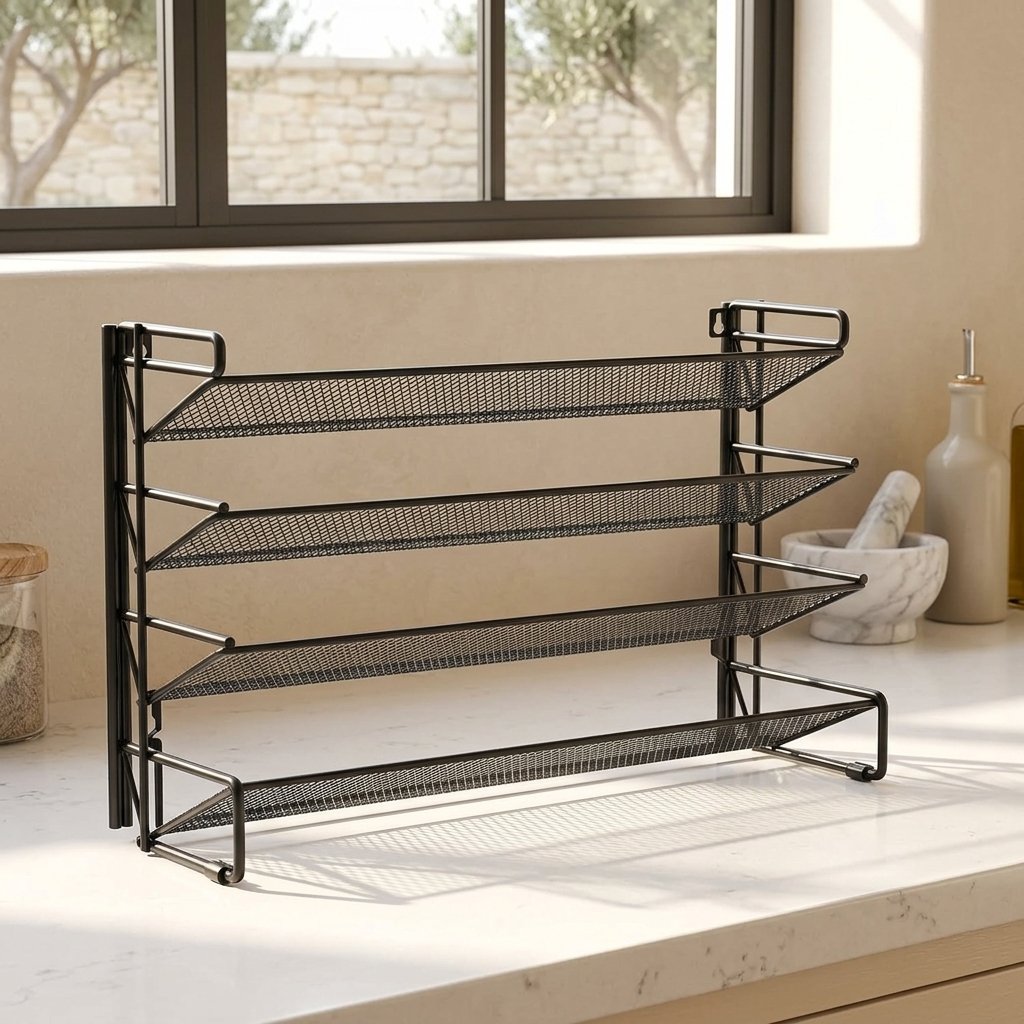 SpaceAid Tiered Spice Rack Organizer