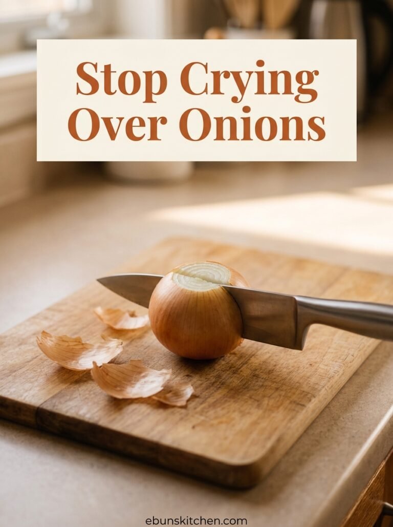 Stop Crying Over Onions