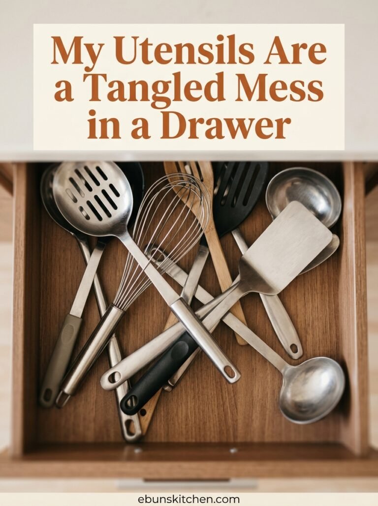 My Utensils Are a Tangled Mess in a Drawer
