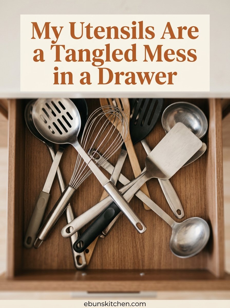 My Utensils Are a Tangled Mess in a Drawer