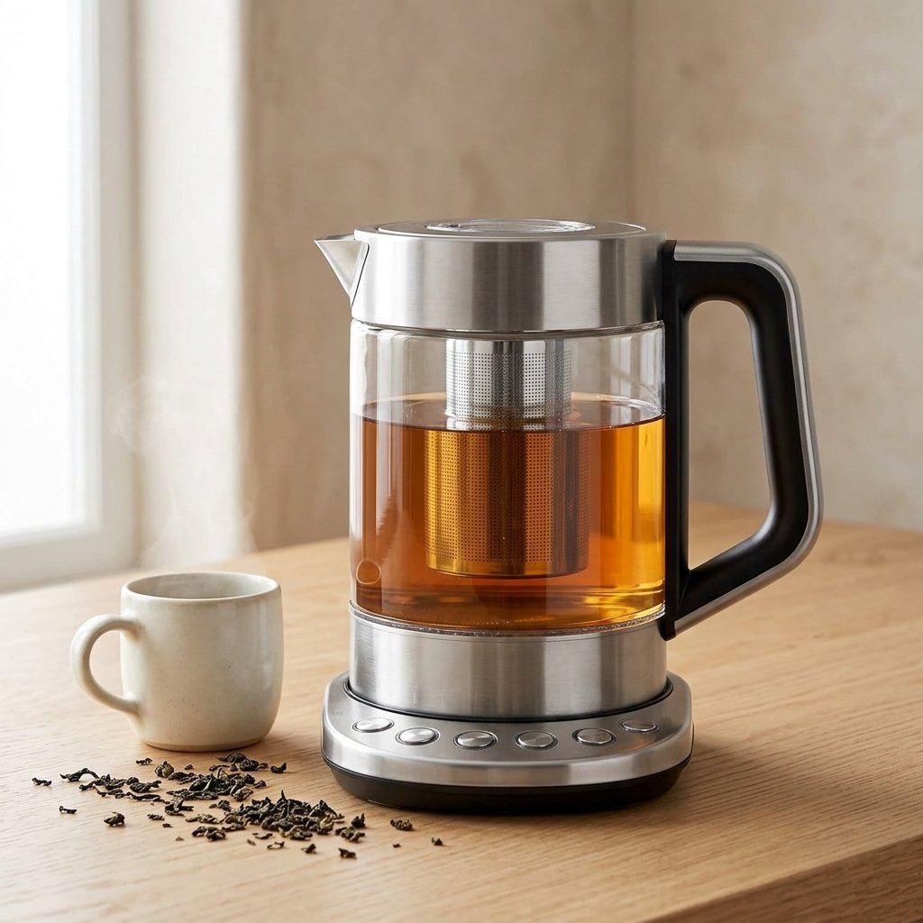 Viante Alba Electric Tea Kettle with Infuser
