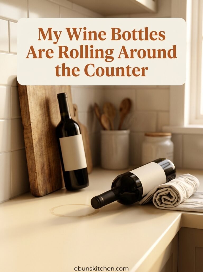 My Wine Bottles Are Rolling Around the Counter